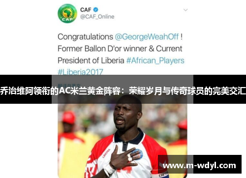 乔治维阿领衔的AC米兰黄金阵容：荣耀岁月与传奇球员的完美交汇