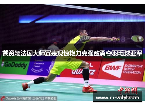 戴资颖法国大师赛表现惊艳力克强敌勇夺羽毛球亚军