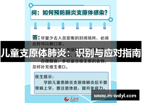 儿童支原体肺炎：识别与应对指南