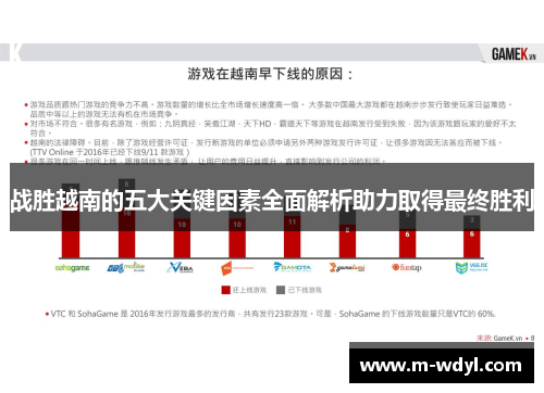 战胜越南的五大关键因素全面解析助力取得最终胜利