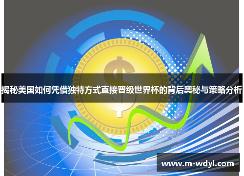 揭秘美国如何凭借独特方式直接晋级世界杯的背后奥秘与策略分析